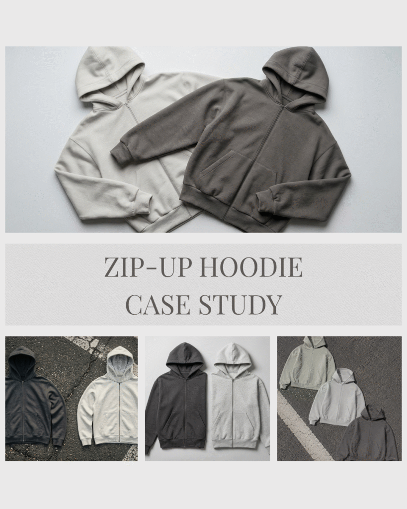 Zip-Up Hoodie Case Study zip up hoodie case study